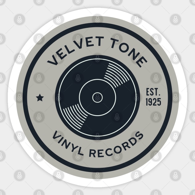 Velvet Tone Records Sticker by Timeless Chaos